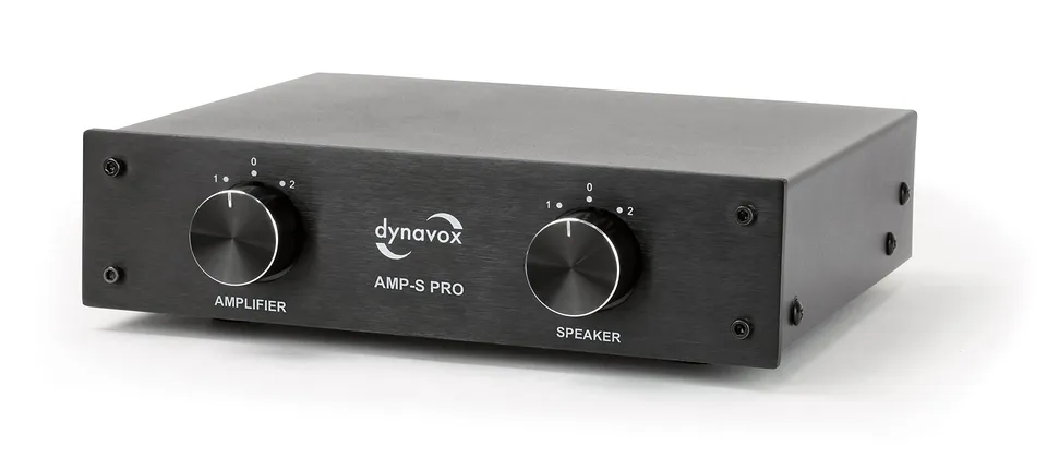dynavox-amp-s-pro-verst-rker-und-lautsprecher-umschalter-metallgeh-use-schwarz image 1