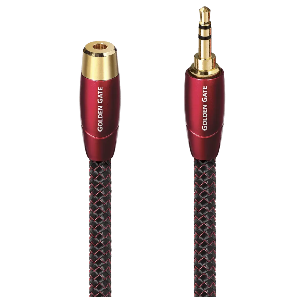 audioquest-golden-gate-3-5-mm-mini-klinke-auf-buchse-massive-psc-leiter-1-m image 1