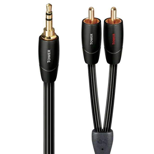 audioquest-tower-3-5mm-mini-rca-kabel-long-grain-copper-3-5-mm-klinke-auf-cinch image 1