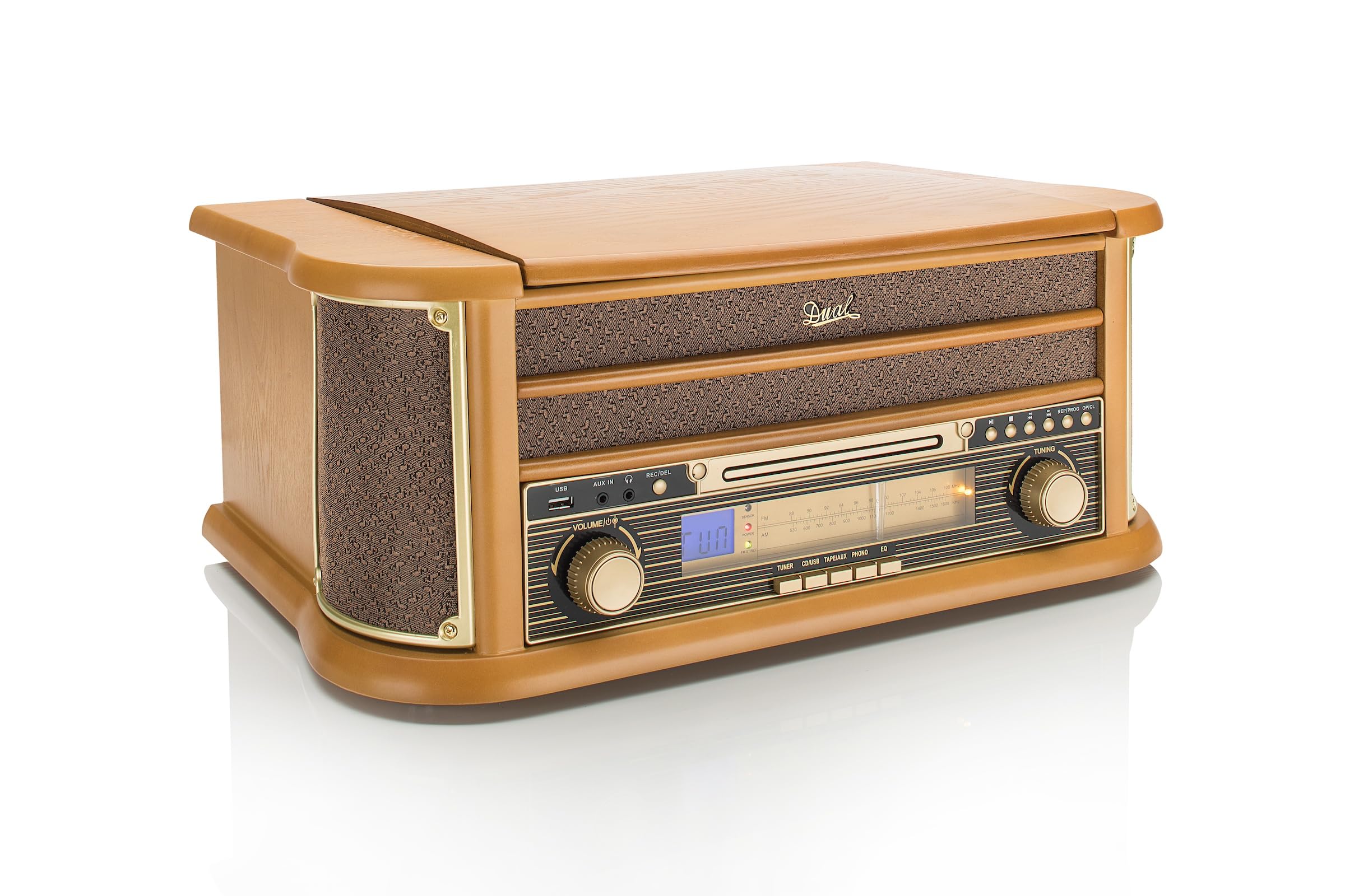 dual-nr-4-nostalgie-musikanlage-mit-plattenspieler-holz image 2