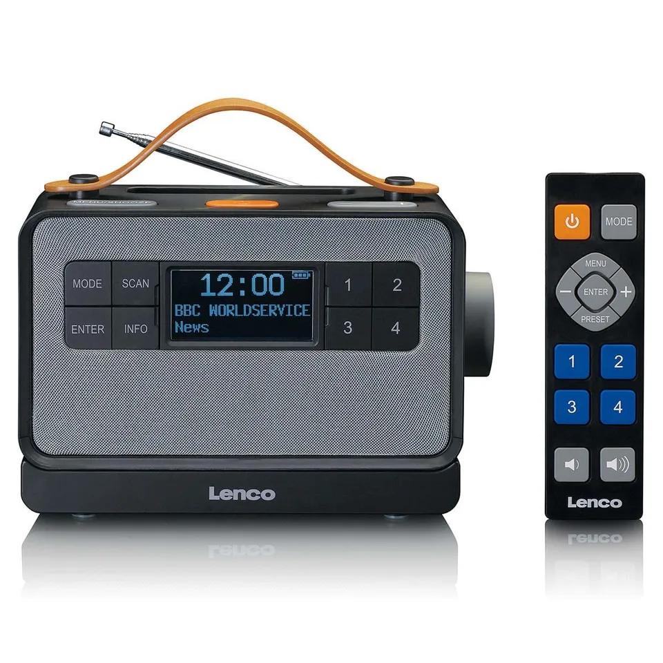 lenco-pdr-065bk-tragbares-dab-fm-radio-mit-bluetooth-und-easy-mode-schwarz image 1