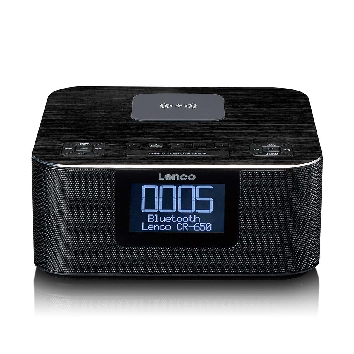 lenco-cr-650bk-dab-fm-weckerradio-mit-bluetooth-und-wireless-charging-schwarz image 2