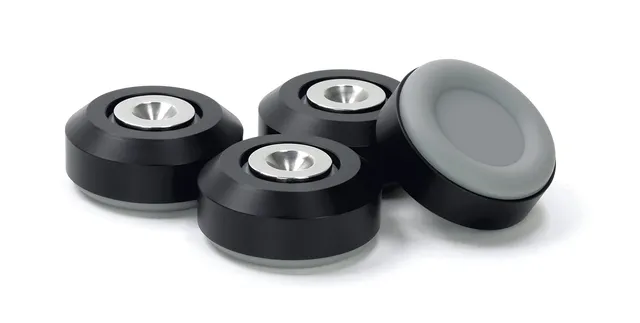dynavox-highend-dual-absorber-entkoppler-4er-set-aluminium-schwarz image 1