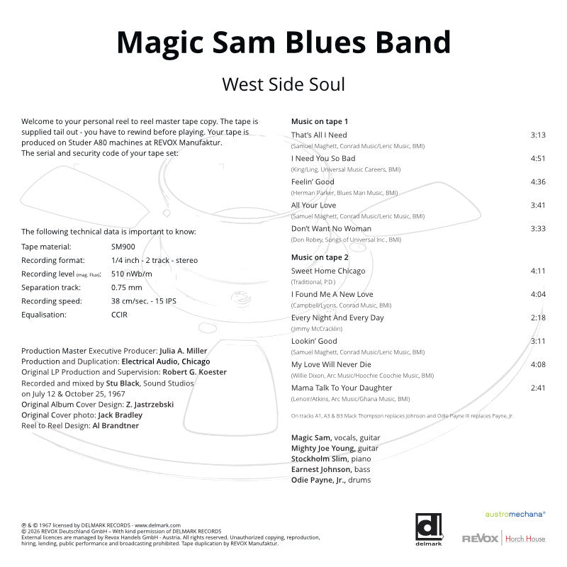 revox-magic-sam-blues-band-west-side-soul-master-tape image 5