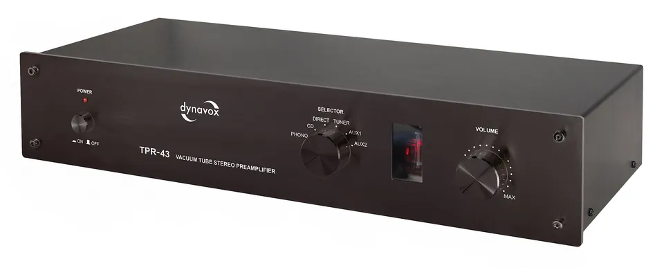 dynavox-tpr-43-r-hren-vorstufe-mit-phono-eingang-f-r-mm-mc-schwarz image 1