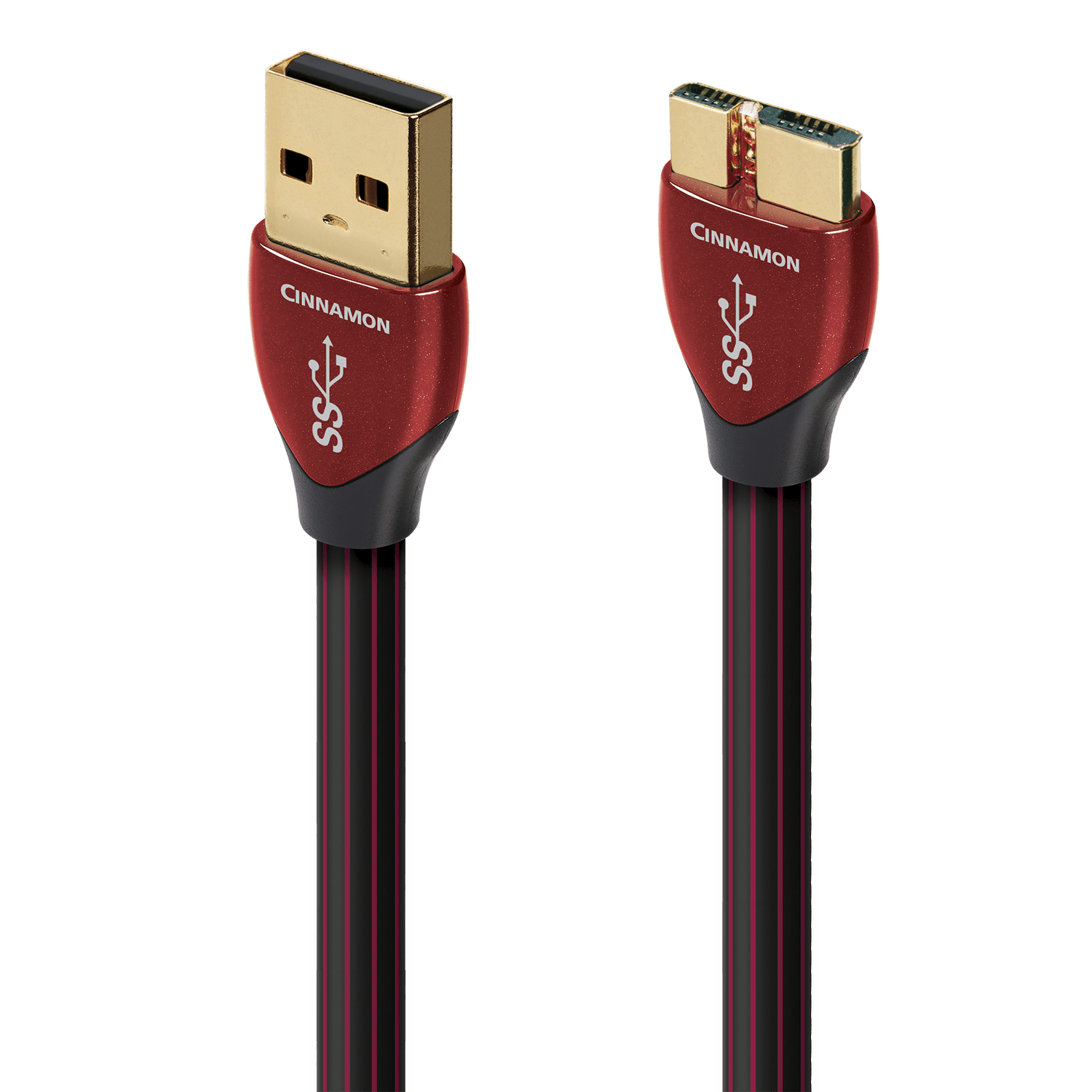 audioquest-cinnamon-usb-a-3-0-auf-micro-b-3-0-kabel-1-25-versilberte-semi-solid- image 1