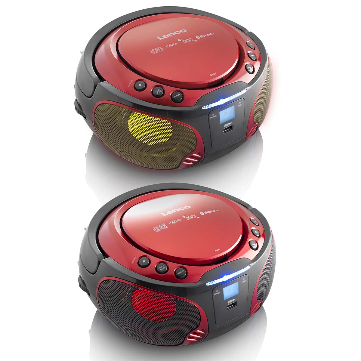 lenco-scd-550rd-tragbarer-cd-player-mit-fm-radio-bluetooth-usb-rot image 7