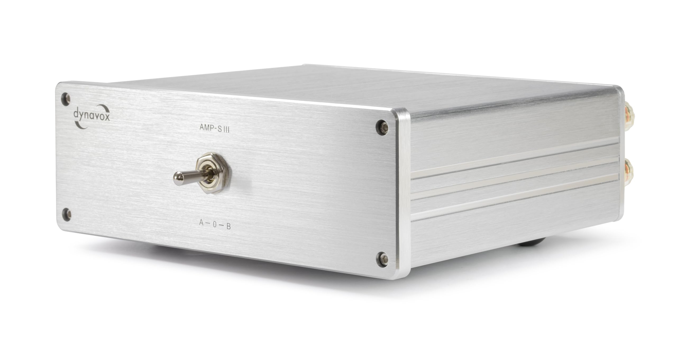 dynavox-amp-s-iii-verst-rker-und-lautsprecher-umschalter-silber-aluminium image 1