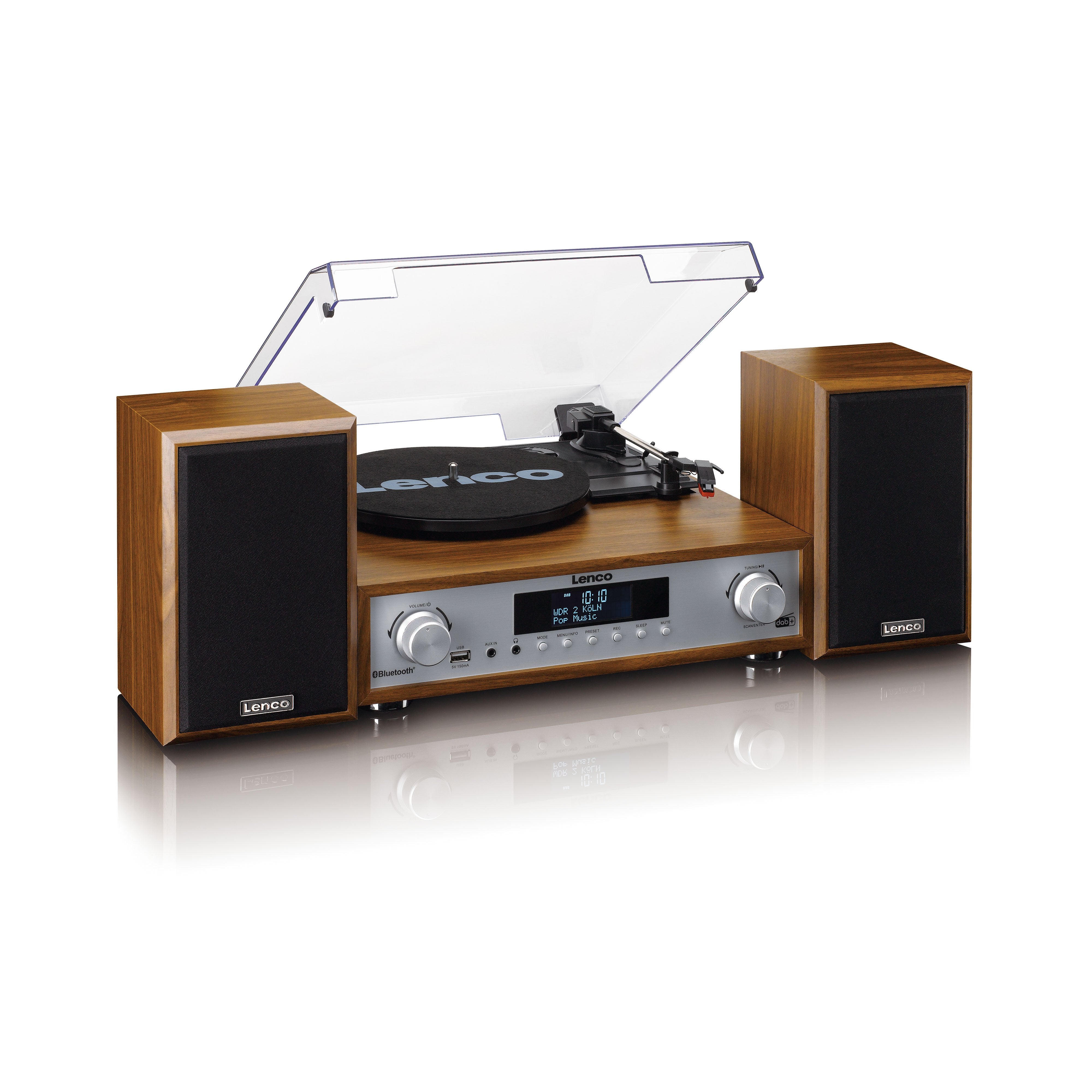 lenco-mc-160wd-hifi-stereoanlage-mit-plattenspieler-dab-fm-und-bluetooth-holz image 3