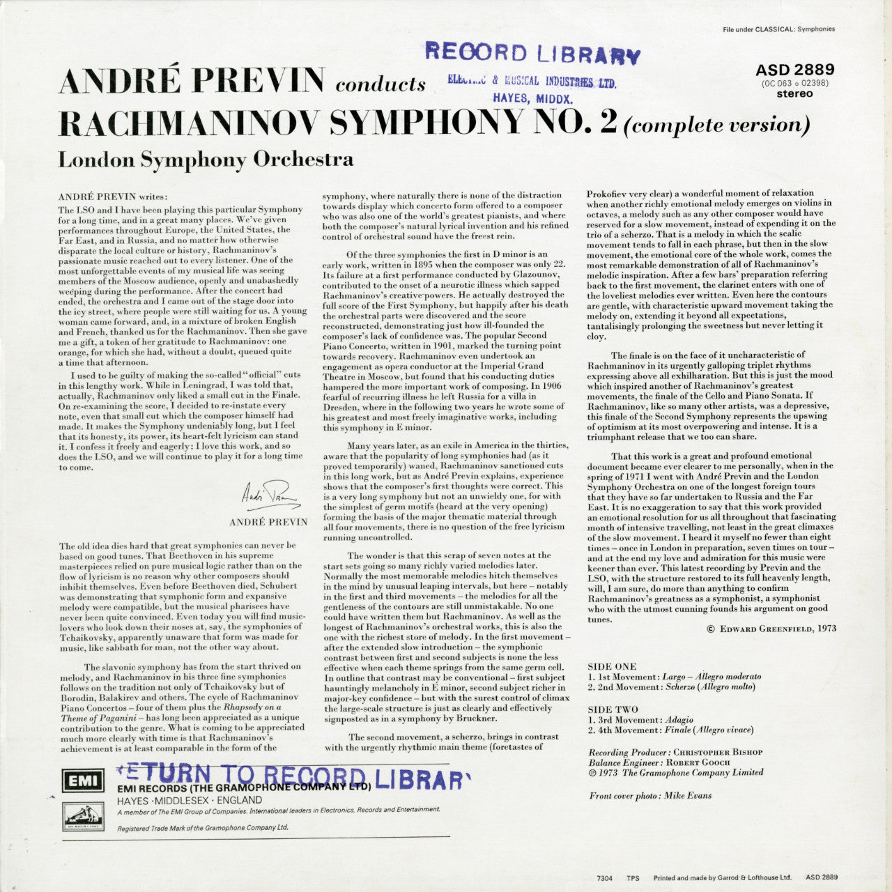 revox-andr-previn-rachmaninoff-2-symphonie-master-tape image 2