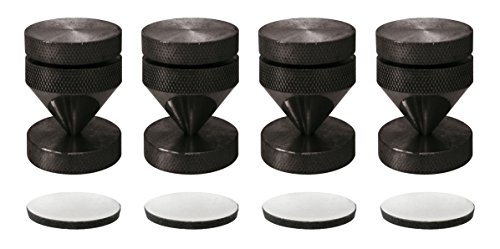 dynavox-sub-watt-absorber-4er-set-entkoppler-h-henverstellbar-schwarz image 5