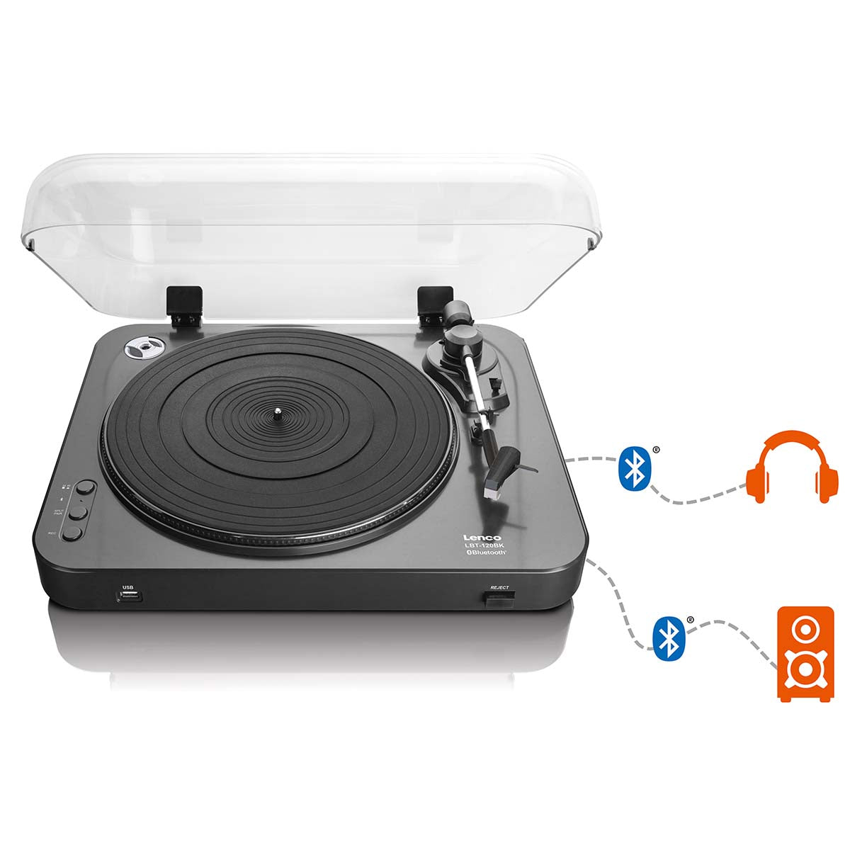 lenco-lbt-120bk-bluetooth-plattenspieler-riemenantrieb-schwarz image 8