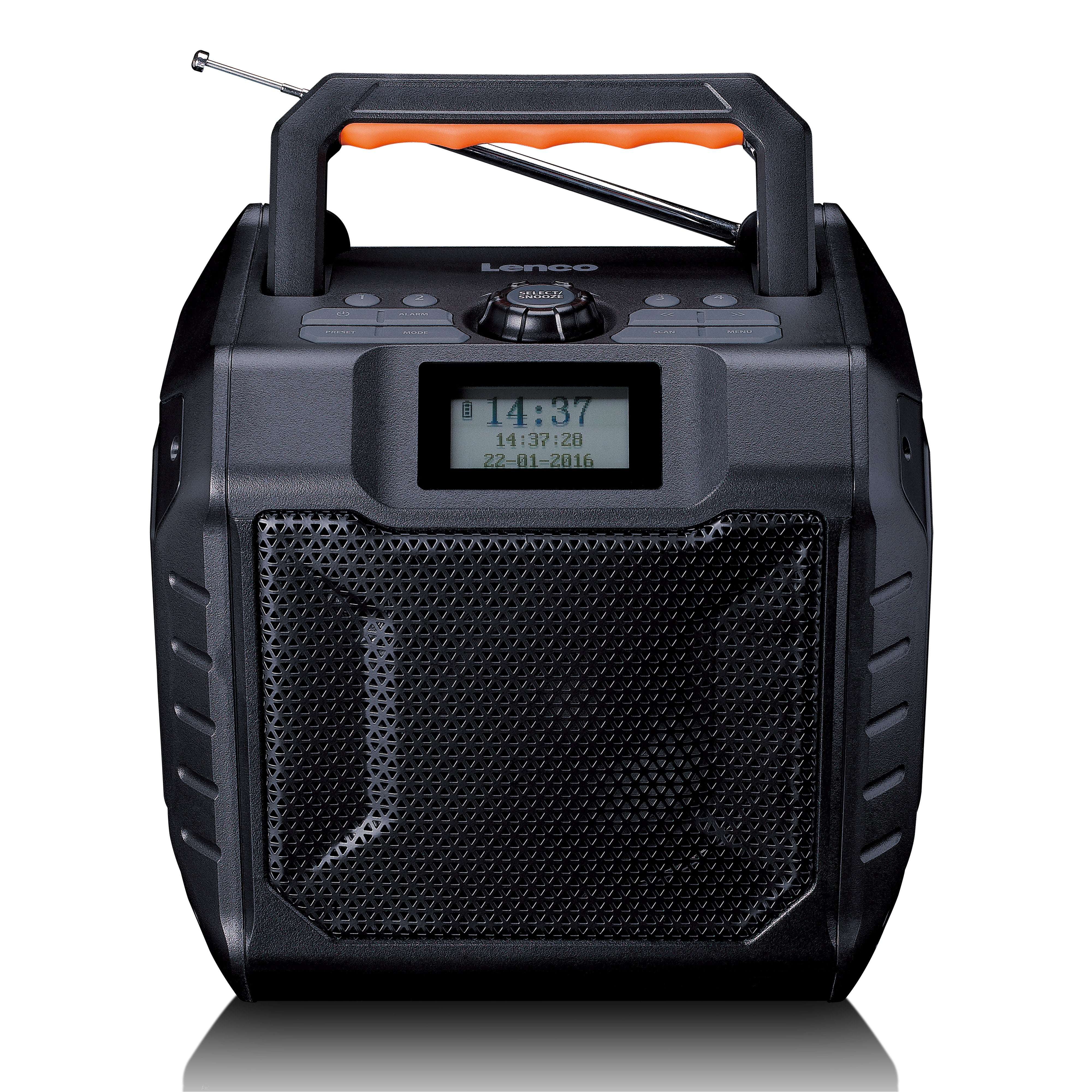 lenco-odr-160gy-outdoor-baustellenradio-dab-fm-mit-bluetooth-grau-ipx5 image 2