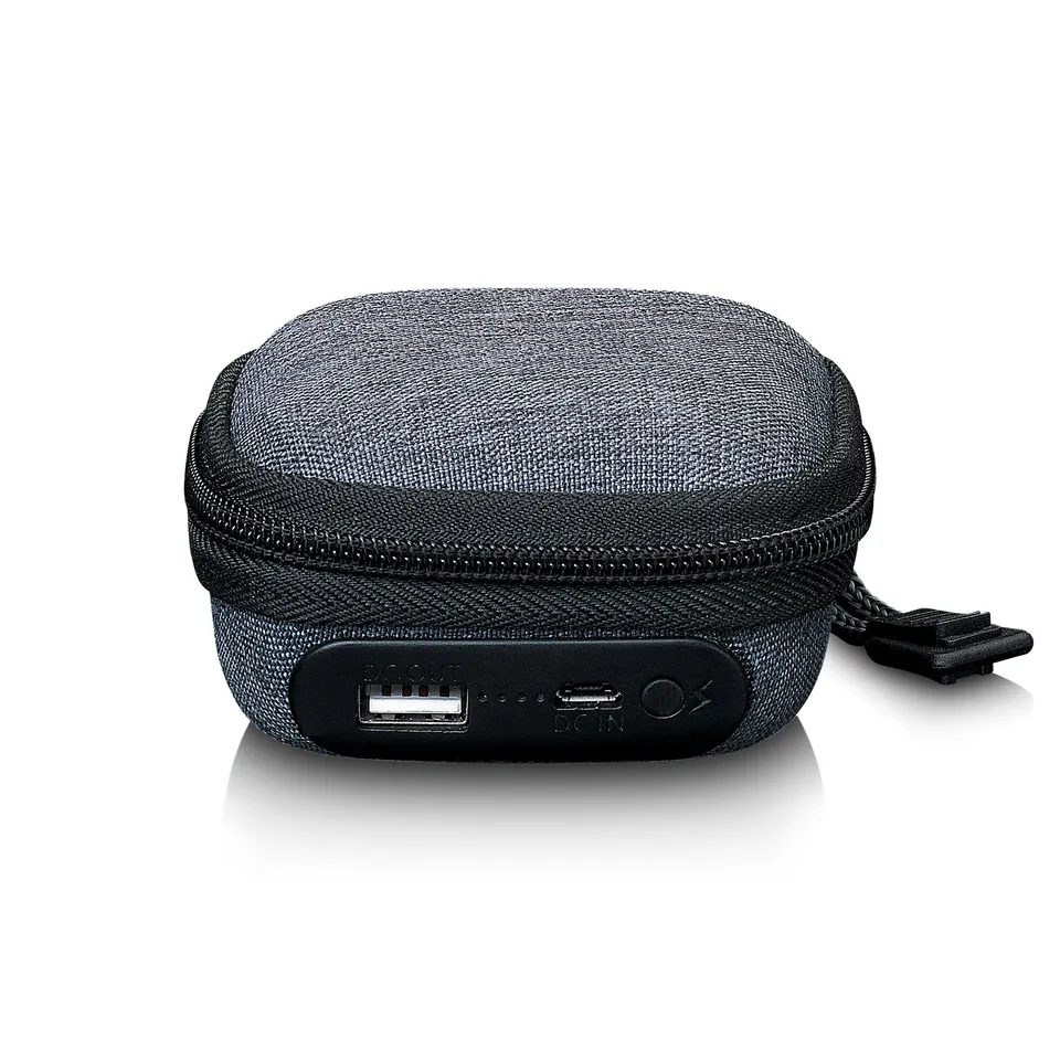 lenco-pbc-10gy-powerbank-case-1000-mah-f-r-ohrh-rer-grau image 1
