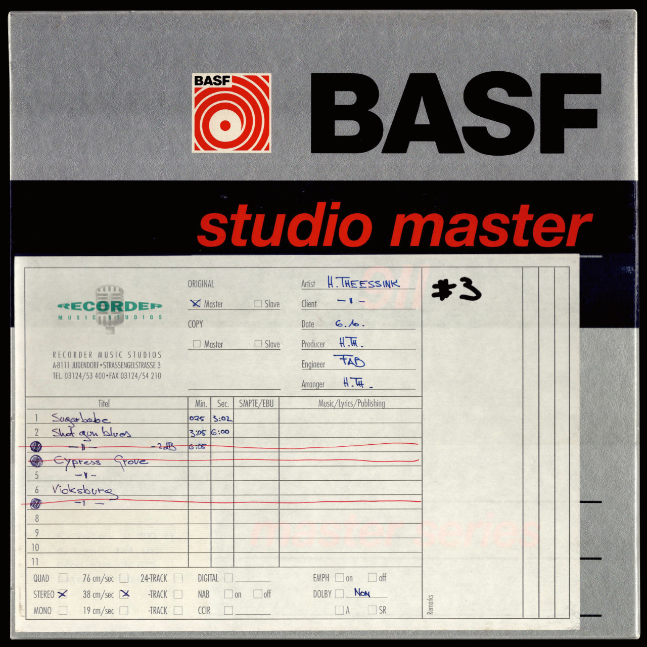 revox-hans-theessink-hard-road-blues-master-tape-b77 image 5