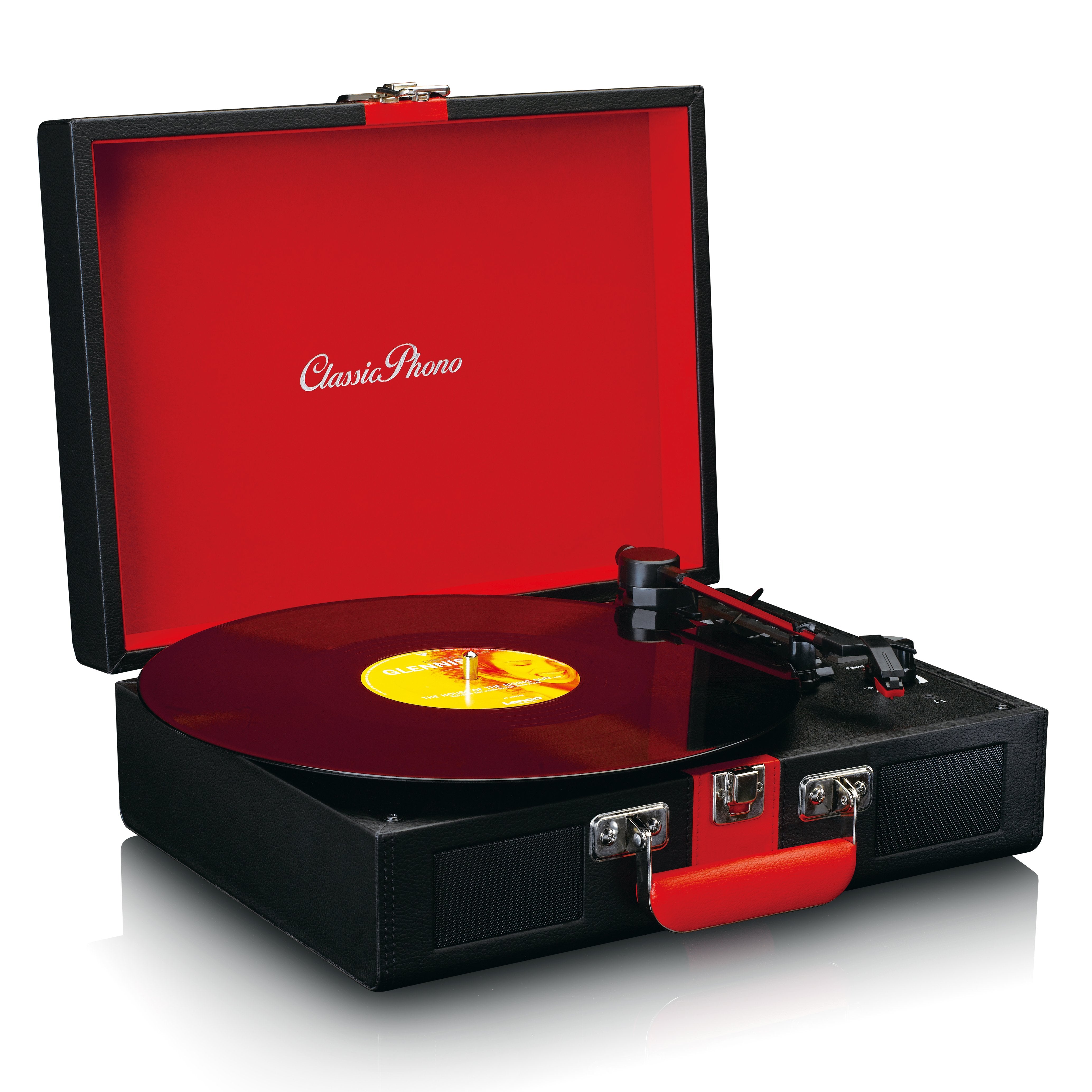 lenco-tt-110bkrd-classic-phono-kofferplattenspieler-mit-bluetooth-und-lautsprech image 6