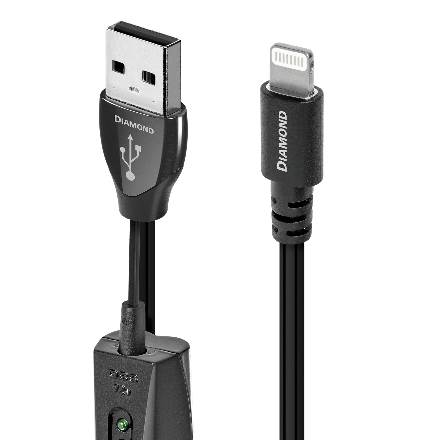 audioquest-diamond-usb-a-auf-lightning-massive-pss-silberleiter-3-schicht-rausch image 1
