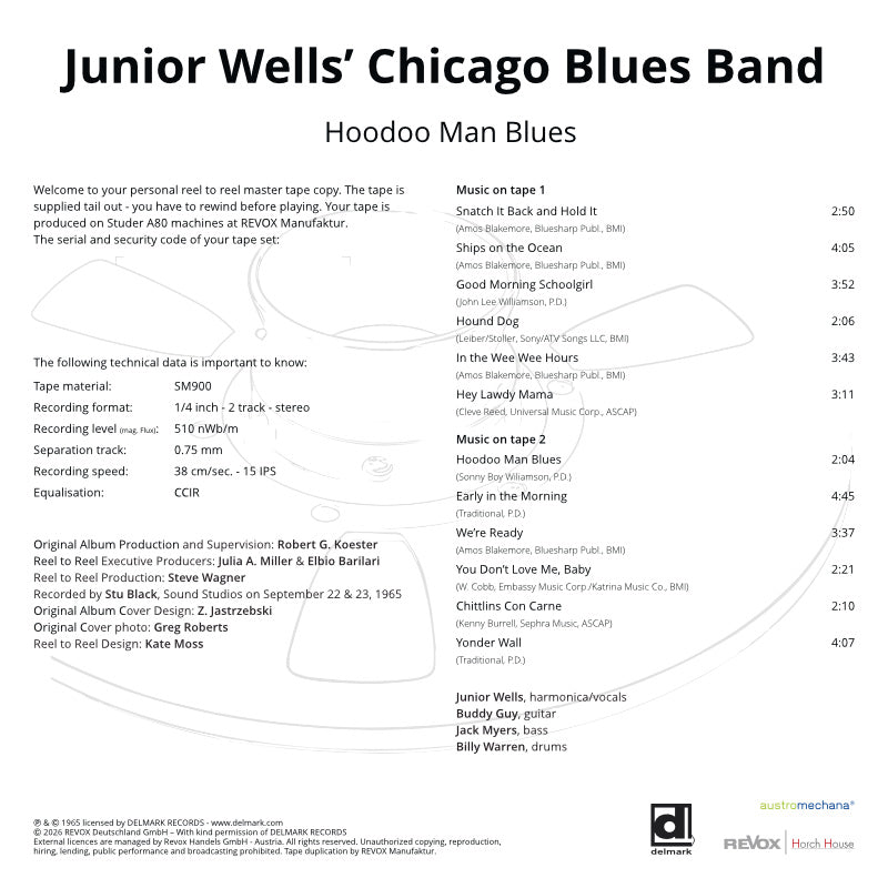 revox-junior-wells-chicago-blues-band-hoodoo-man-blues-master-tape-b77-serie image 7