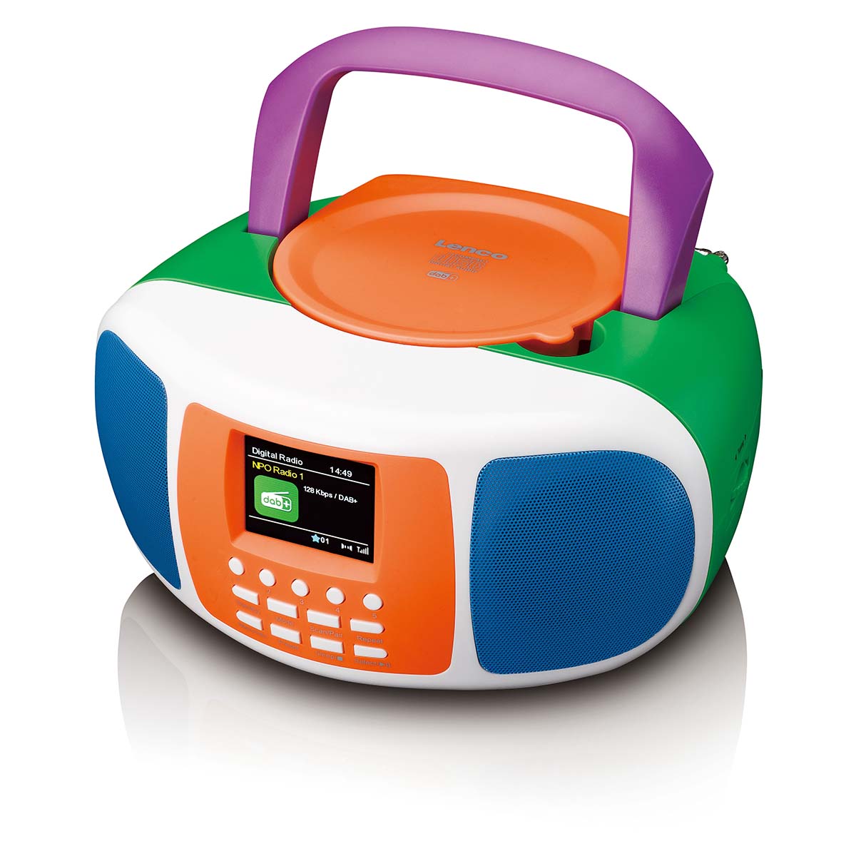 lenco-scd-861kids-tragbarer-dab-fm-radio-mit-bluetooth-cd-player-und-farbdisplay image 5
