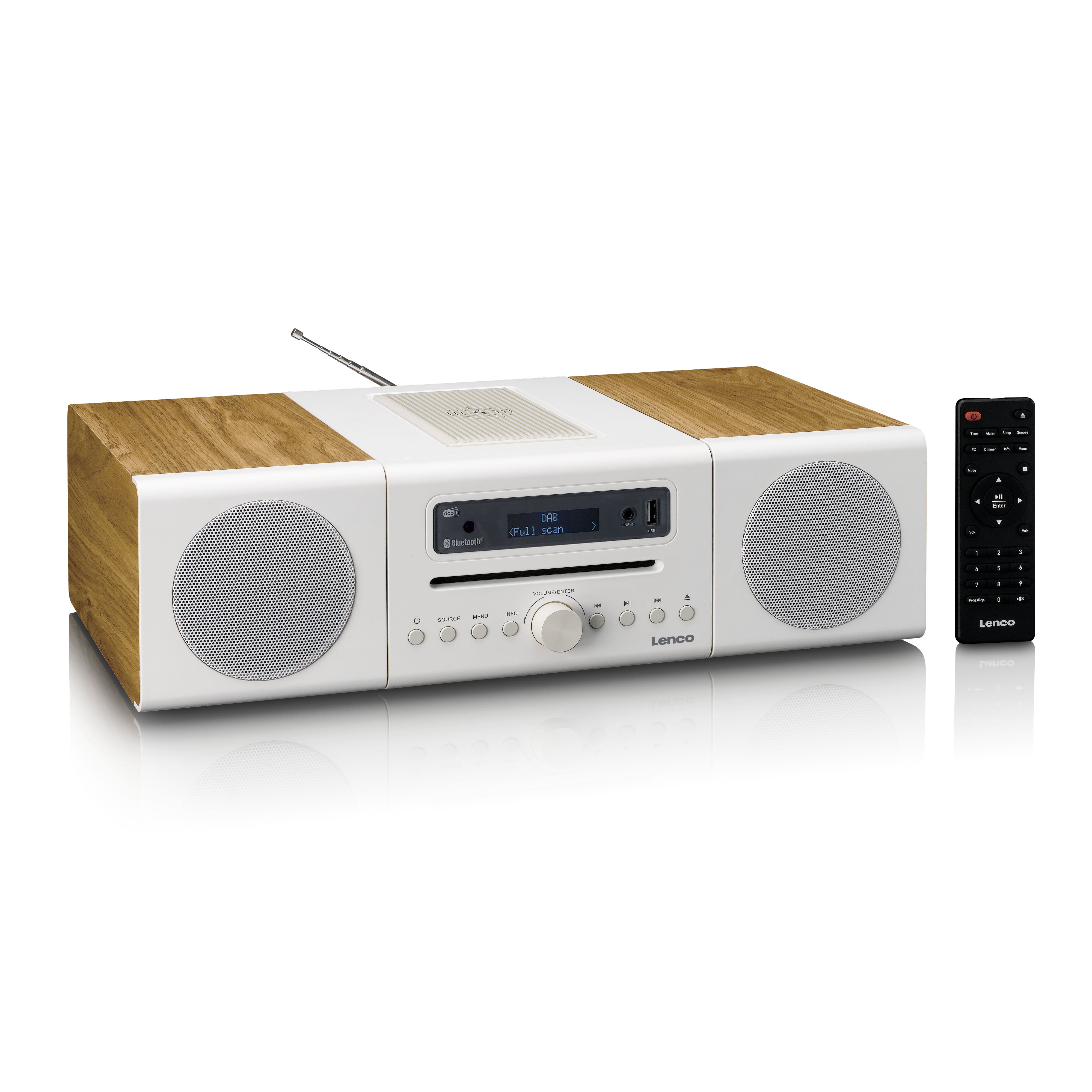 lenco-mc-375whwd-hifi-stereoanlage-dab-fm-radio-bluetooth-cd-player-und-kabellos image 3