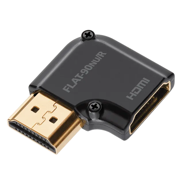 audioquest-hdmi-90-nu-r-flat-adapter-gewinkelter-hdmi-adapter image 1