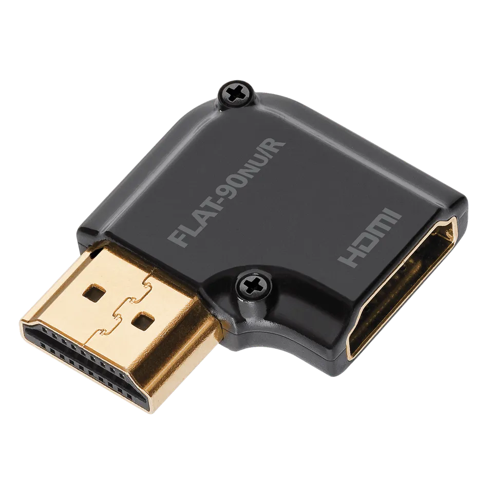 audioquest-hdmi-90-nu-r-flat-adapter-gewinkelter-hdmi-adapter image 1