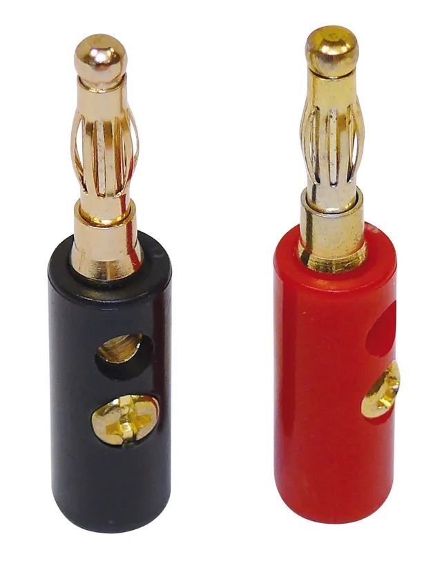 dynavox-bananen-federstecker-vergoldet-4er-set-rot-schwarz image 1