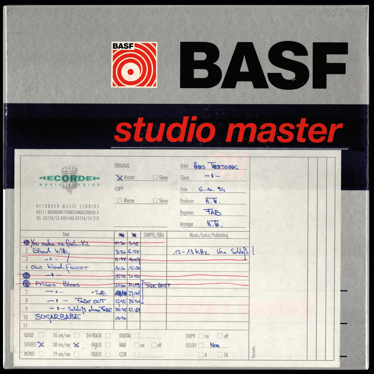 revox-hans-theessink-hard-road-blues-master-tape-b77 image 4