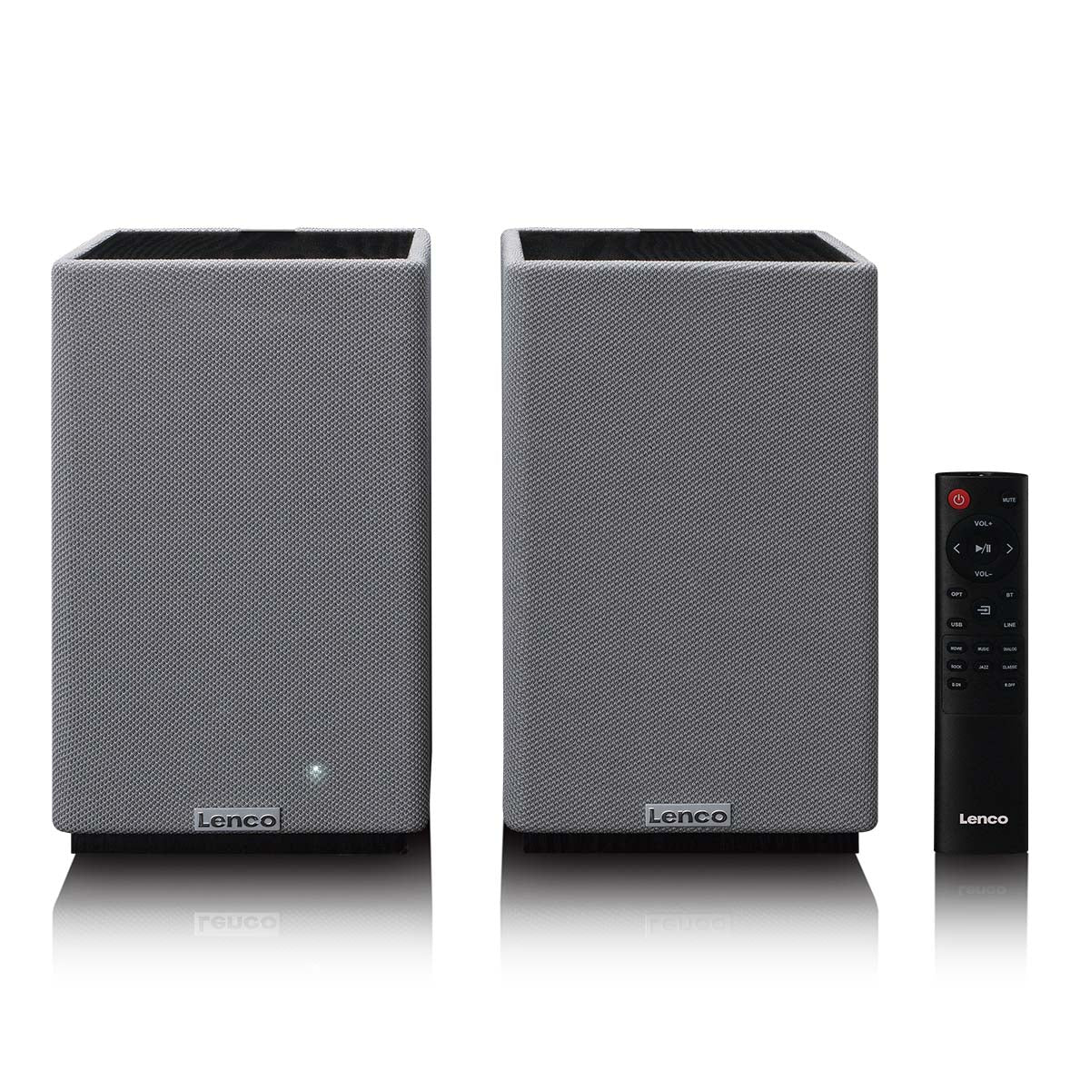 lenco-spb-240bkgy-hifi-stereo-bluetooth-lautsprecher-set-2-tlg-schwarz-grau image 1