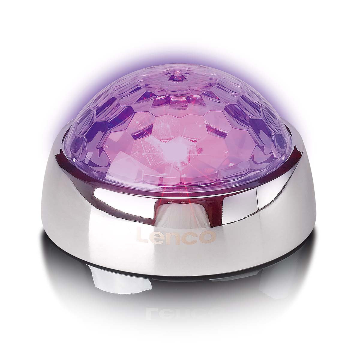 lenco-tta-080si-plattenstabilisator-250g-mit-rgb-lichteffekt-silber image 1