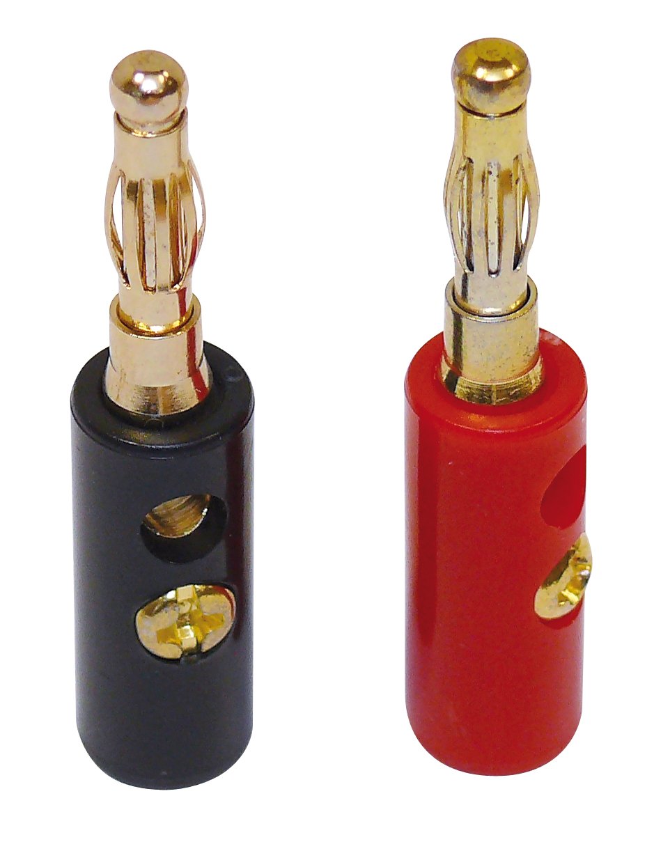 dynavox-bananen-federstecker-vergoldet-4er-set-rot-schwarz image 1