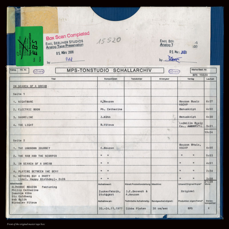 revox-alphonse-mouzon-in-search-of-a-dream-master-tape-b77-serie image 6