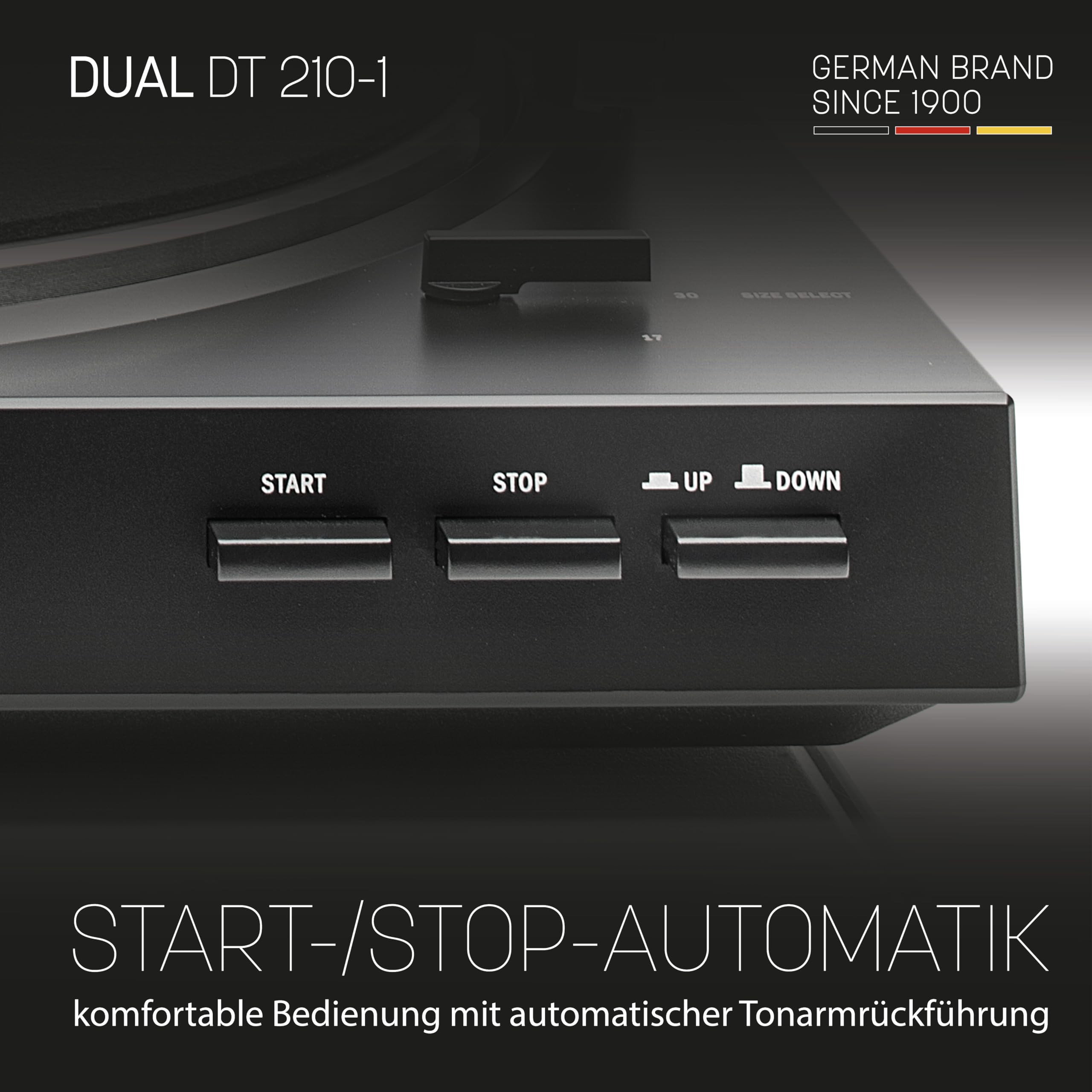 dual-dt-210-1-usb-plattenspieler-riemen-33-45-schwarz-mit-at3600-und-vorverst-rk image 3