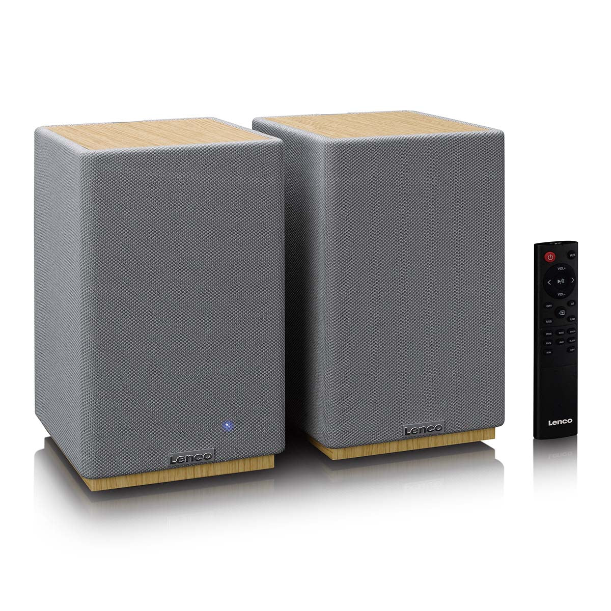 lenco-spb-241wdgy-hifi-stereo-bluetooth-lautsprecher-set-2-st-ck-holz-grau image 6