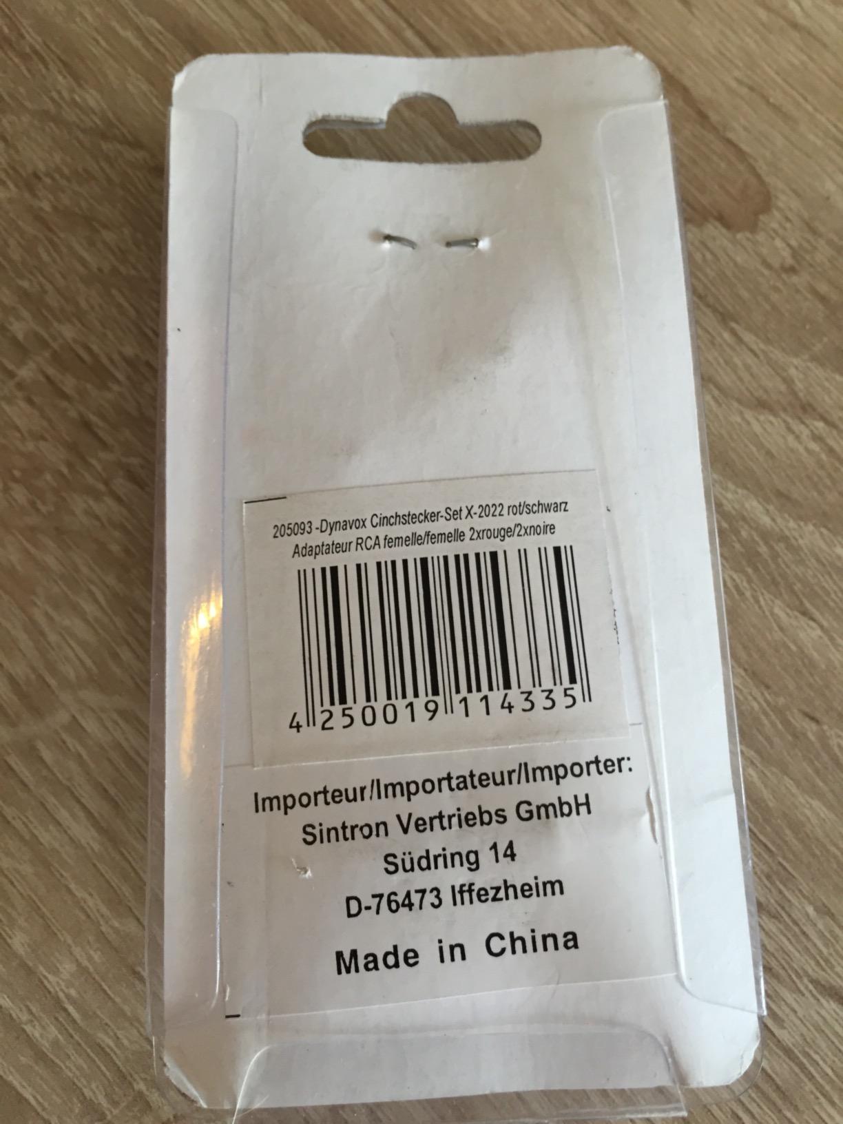 Sehr gute Stecker