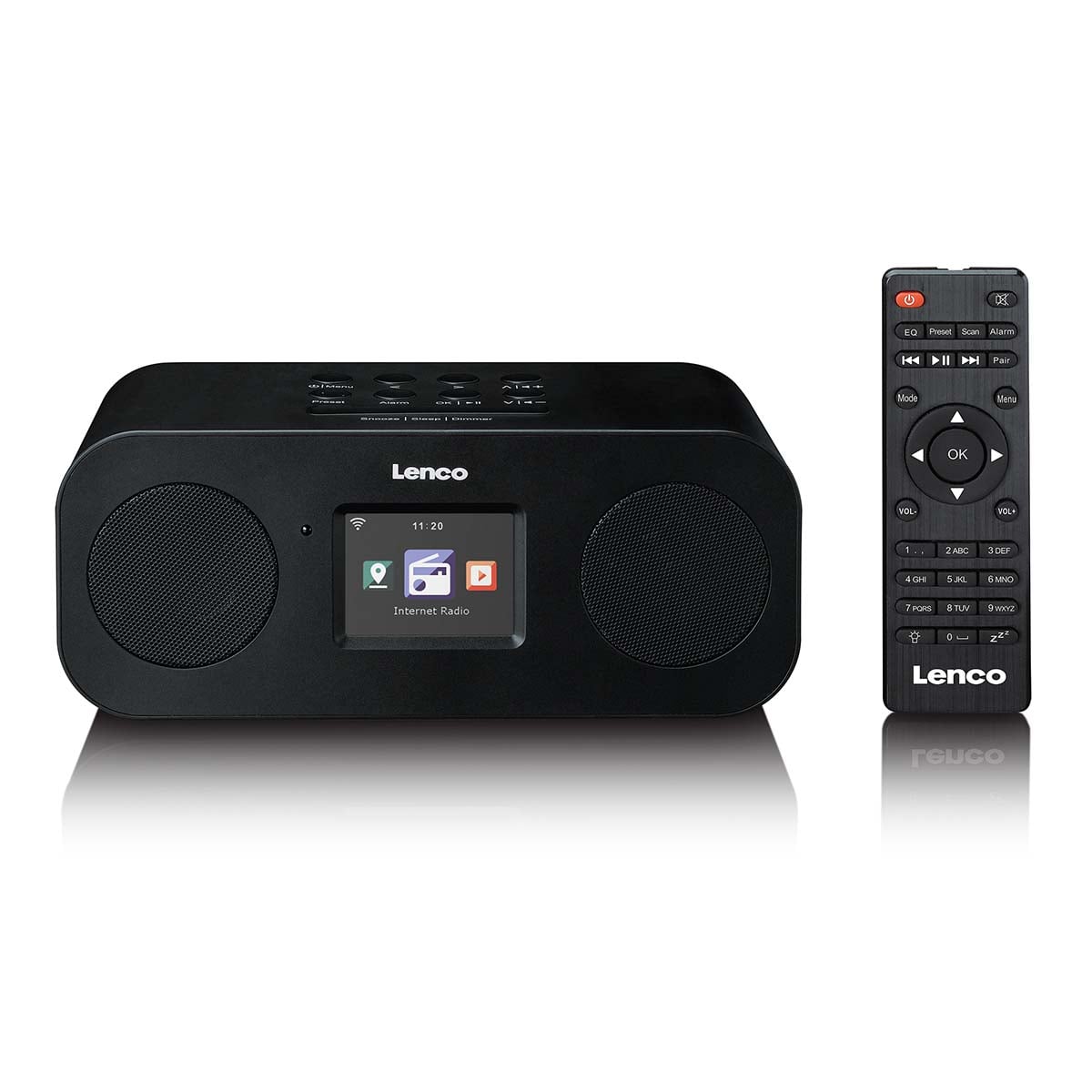 lenco-dir-121bk-stereo-internetradio-mit-dab-fm-und-bluetooth-schwarz image 1