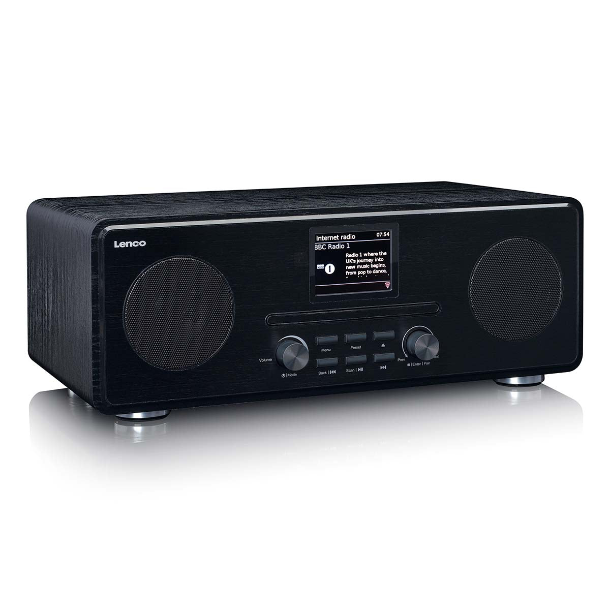 lenco-dir-261bk-internet-dab-fm-radio-mit-cd-spieler-und-bluetooth-schwarz image 6