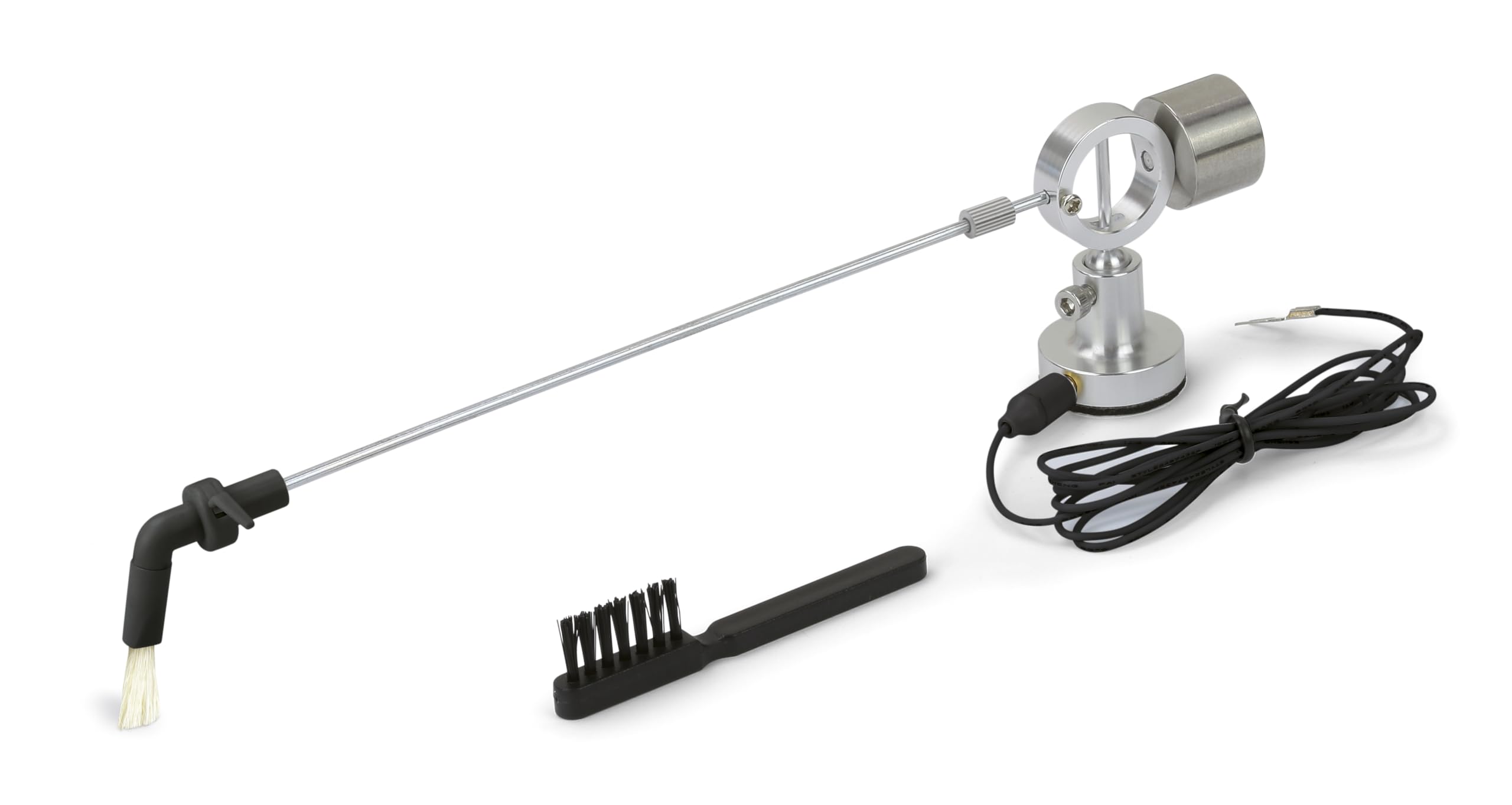 dynavox-schallplatten-mitlaufbesen-reinigungs-arm-aluminium-ziegenhaar image 1