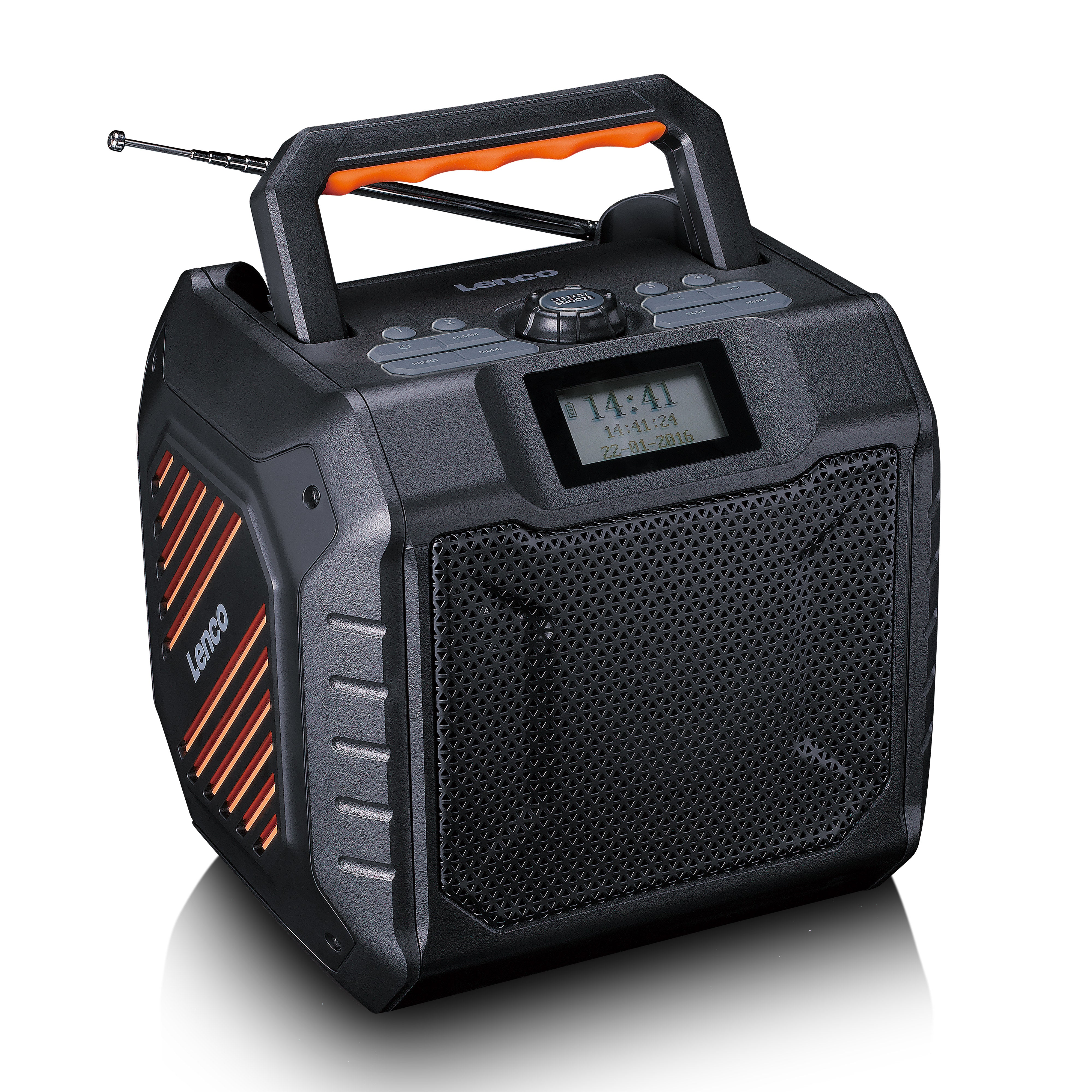 lenco-odr-160gy-outdoor-baustellenradio-dab-fm-mit-bluetooth-grau-ipx5 image 6