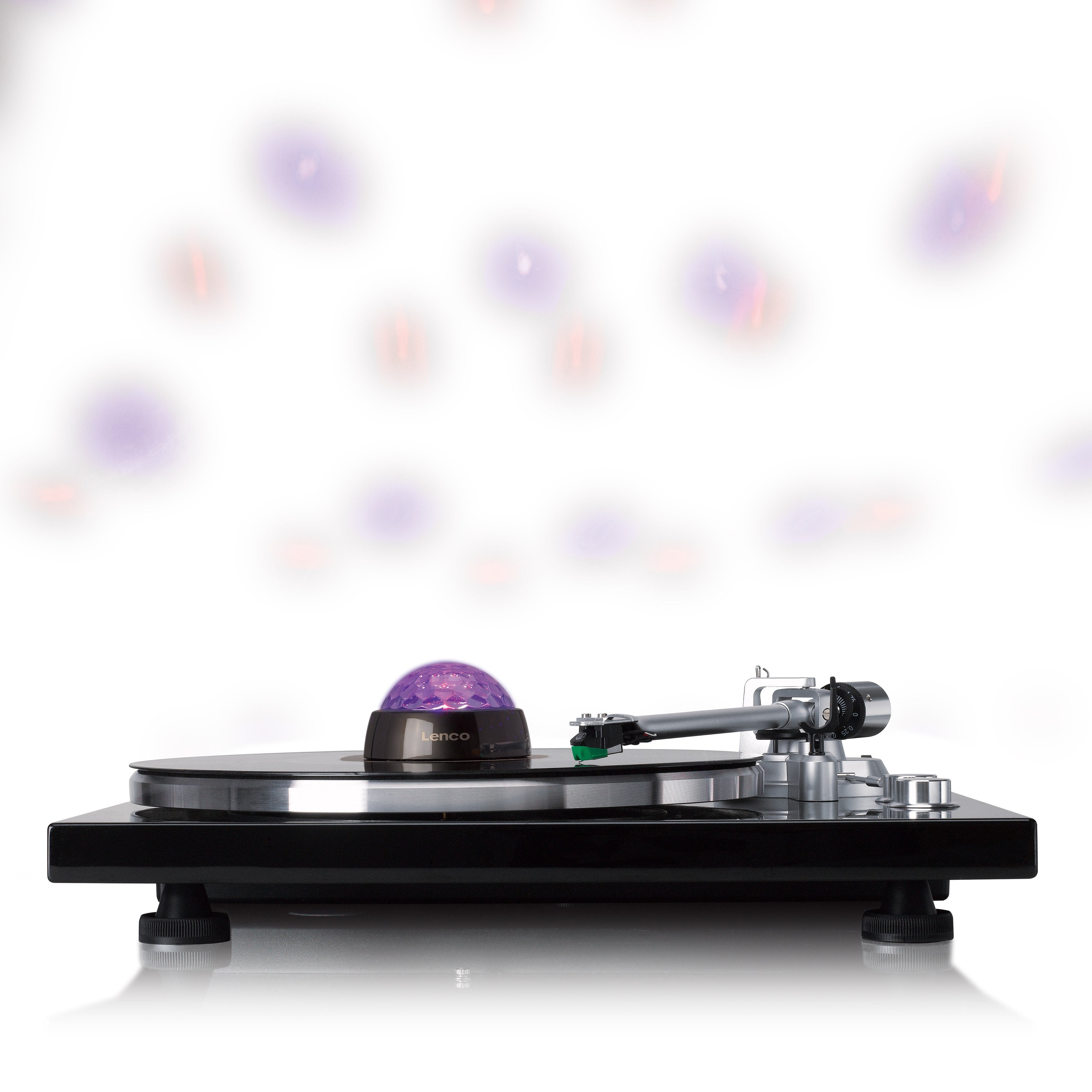 lenco-tta-180tn-plattenstabilisator-250g-mit-rgb-lichteffekt-titan image 4