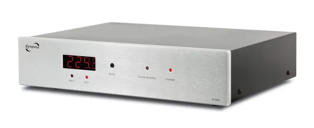 dynavox-x7000s-hifi-netzfilter-6-fach-steckdose-mit-display-silber image 1