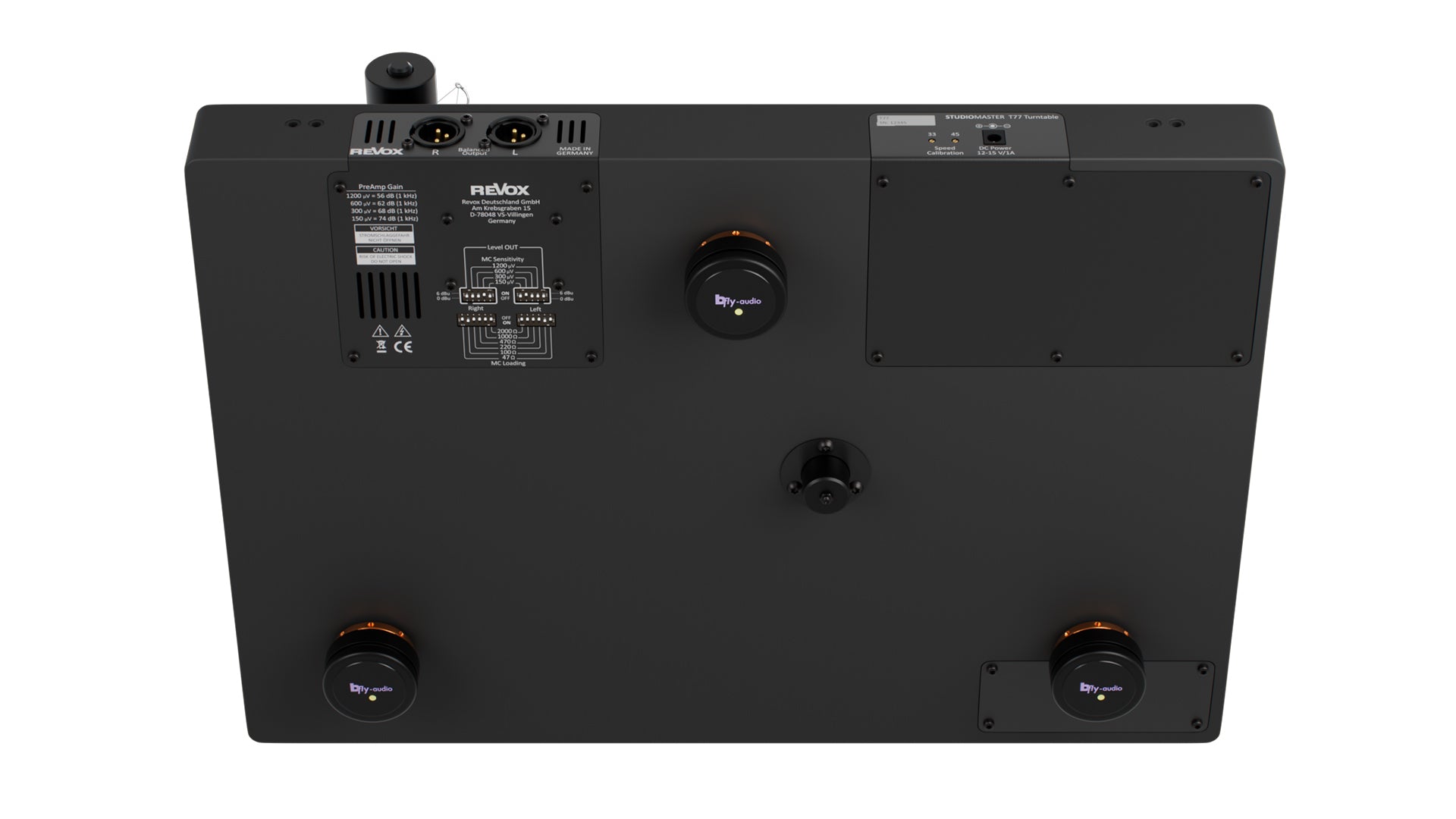 revox-t77-turntable-plattenspieler-mit-mc-phonovorstufe-und-xlr-ausgang image 8