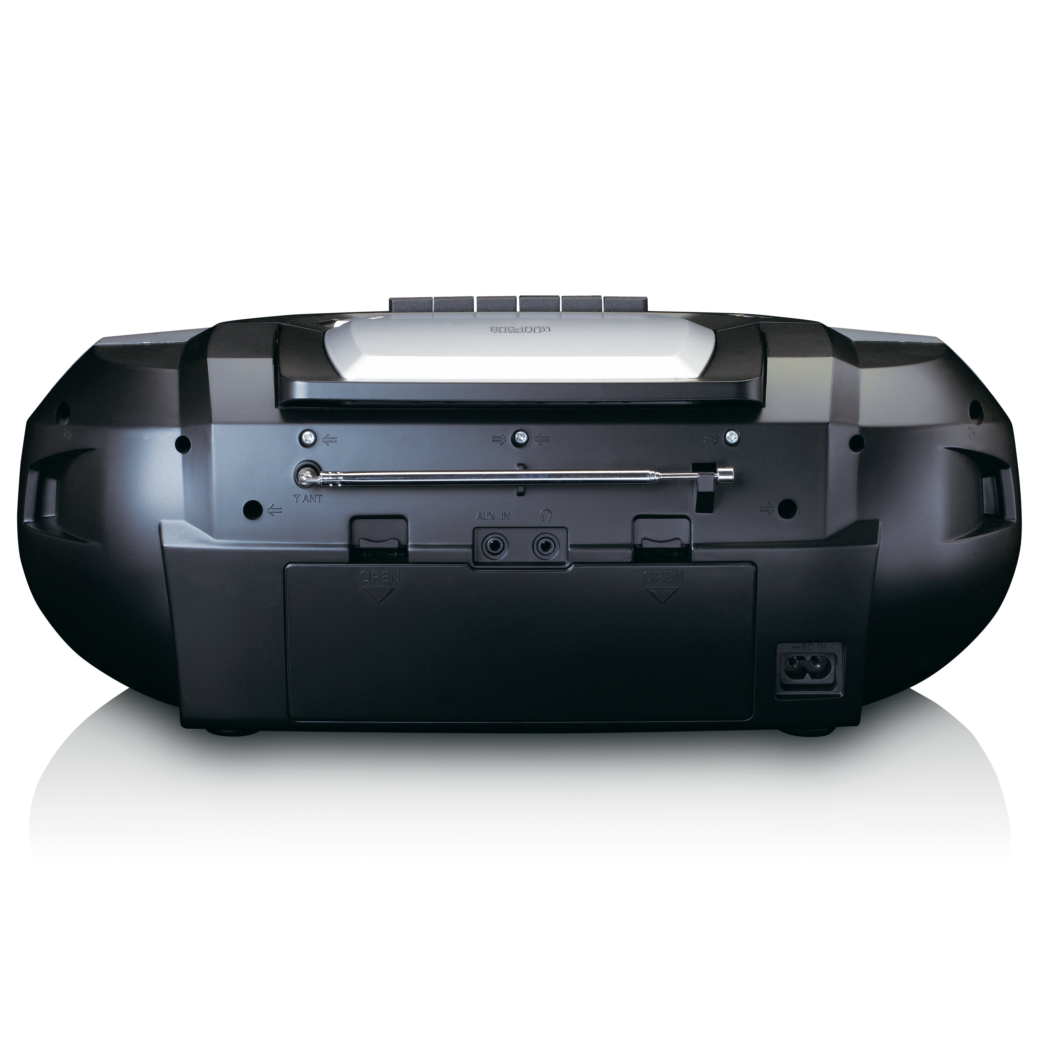 lenco-scd-720si-boombox-dab-fm-bluetooth-cd-kassette-usb-silber image 5