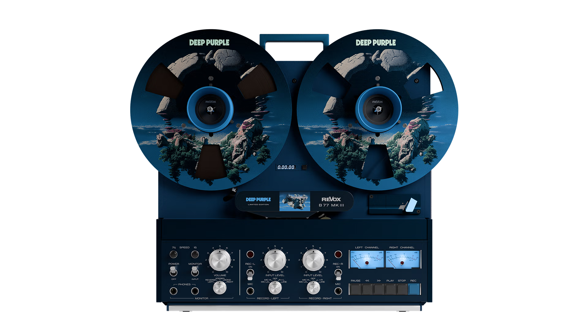 revox-b77-mk-iii-stereo-tape-recorder-deep-purple-limited-edition image 1