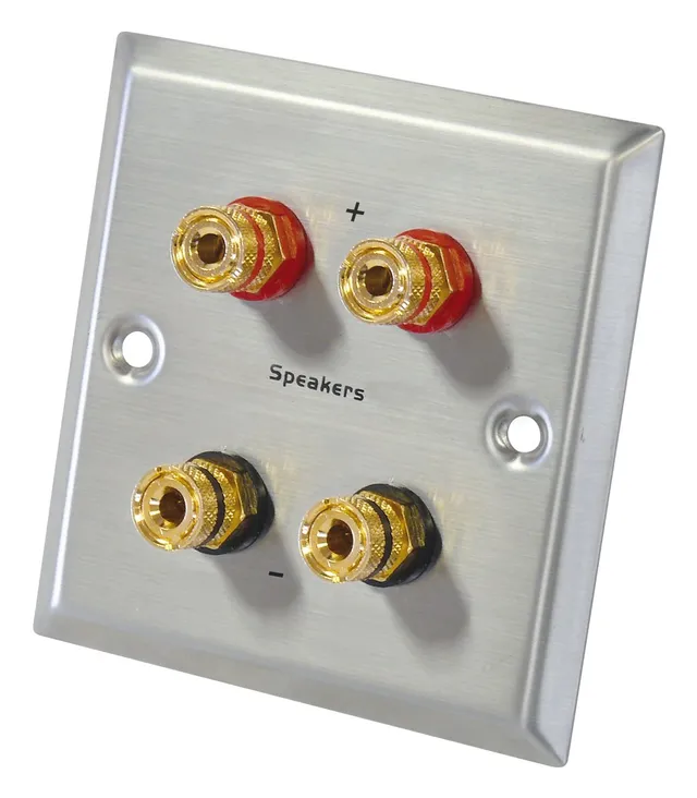 dynavox-ls-wand-anschlussblende-edelstahl-4-bananenstecker-86x86-mm image 1