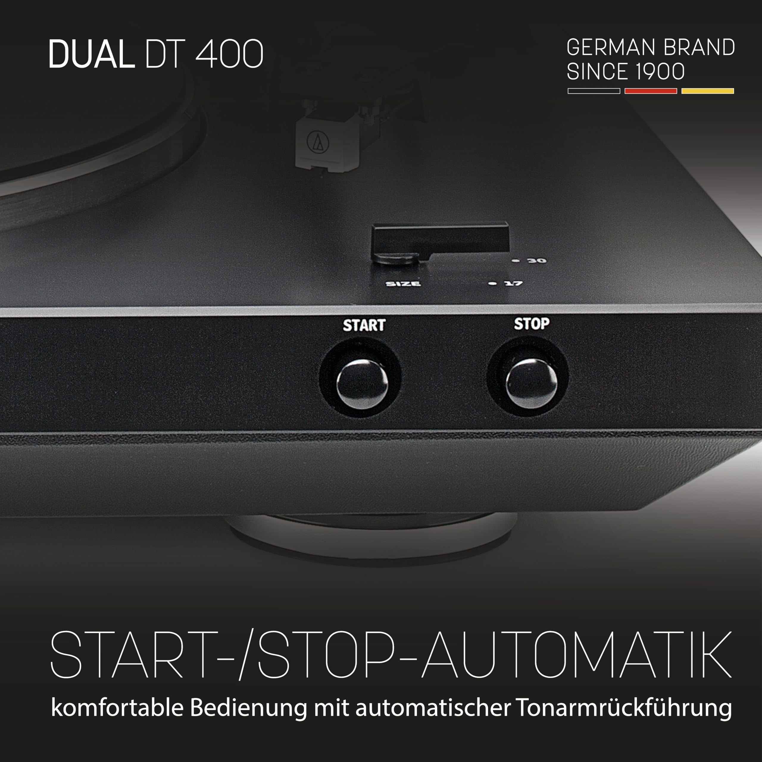 dual-dt-400-usb-vollautomatik-plattenspieler-33-45-mit-magnet-system-schwarz image 3