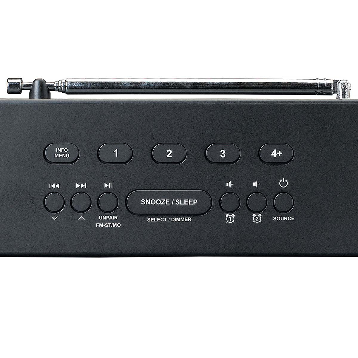 lenco-cr-640-stereo-dab-fm-wecker-radio-mit-bluetooth-usb-ladeport-und-aux-schwa image 8