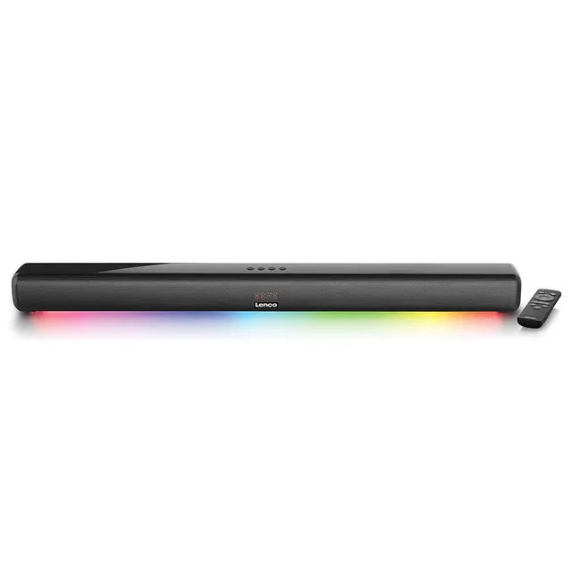 lenco-sb-042ledbk-85-cm-bluetooth-soundbar-mit-hdmi-arc-und-led-beleuchtung-schw image 1