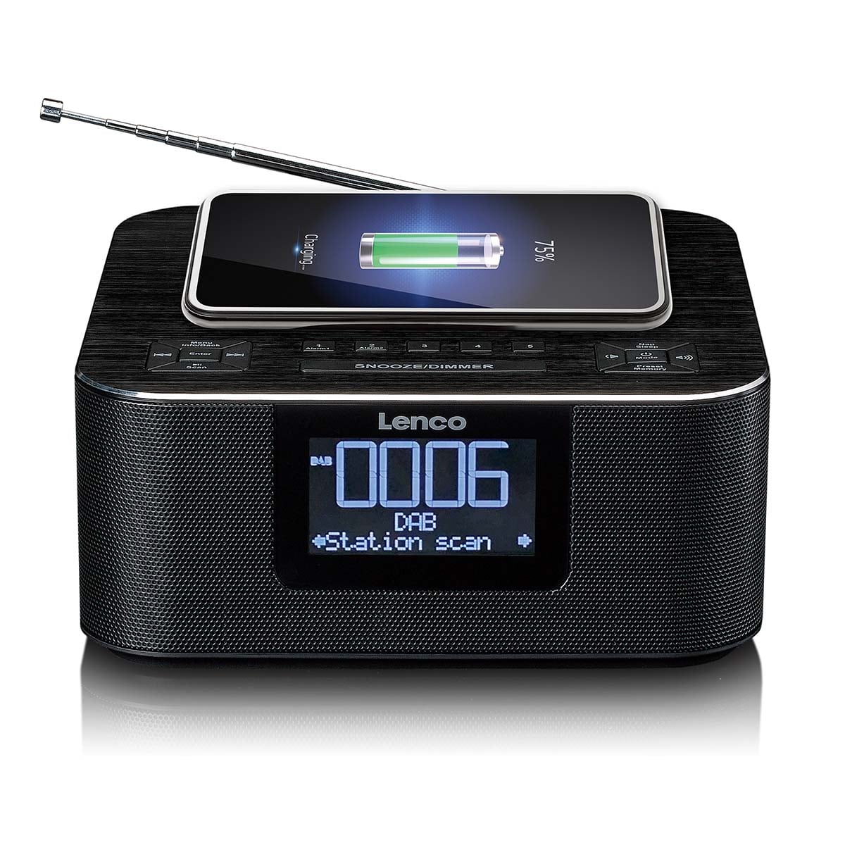 lenco-cr-650bk-dab-fm-weckerradio-mit-bluetooth-und-wireless-charging-schwarz image 4