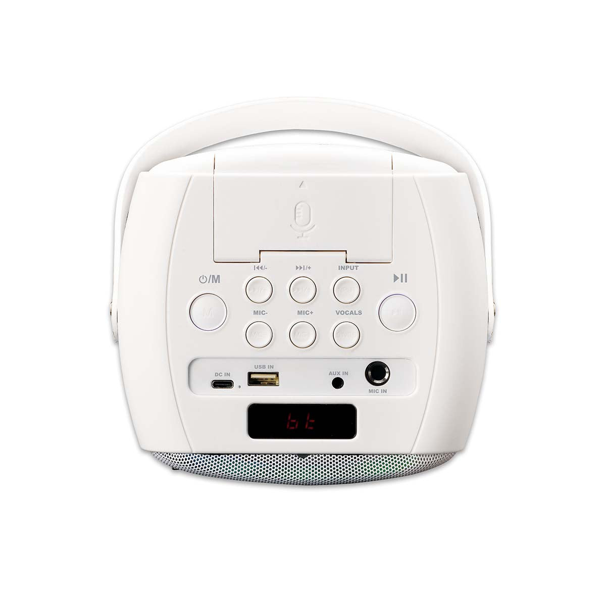 lenco-btc-060wh-karaoke-set-bluetooth-lautsprecher-mit-kabellosem-mikrofon-led-d image 8